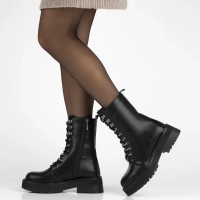 Leather ankle boots Filippo DBT7256/25 BK black