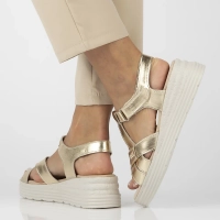 Leather sandals Filippo DS6709/25 GO gold