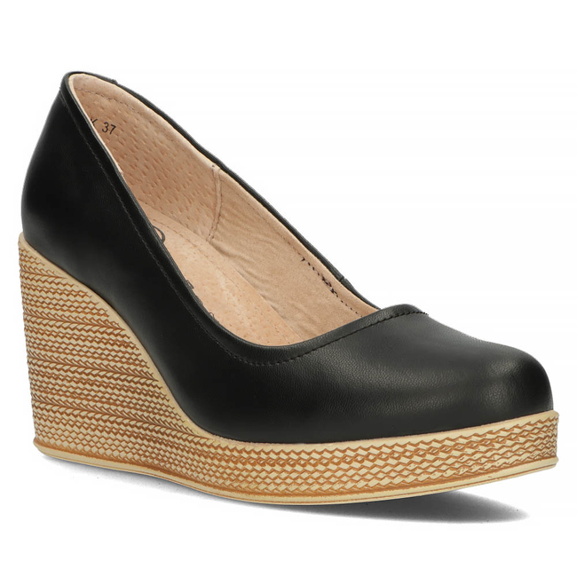 Leather shoes Filippo DP3521/22 BK black