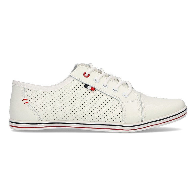 Leather shoes Filippo DP009/23 WH white