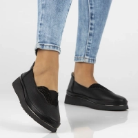 Leather shoes Filippo DP7000/25 BK black