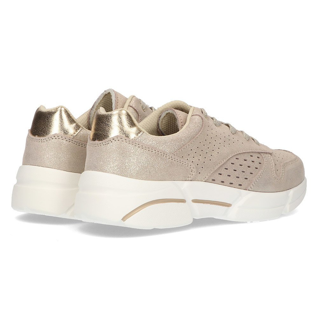 Skórzane Sneakersy Filippo DP2156/21 GO złote