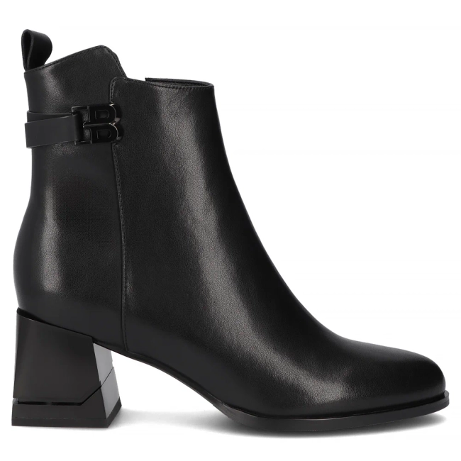 Leather ankle boots Filippo DBT7364/25 BK black