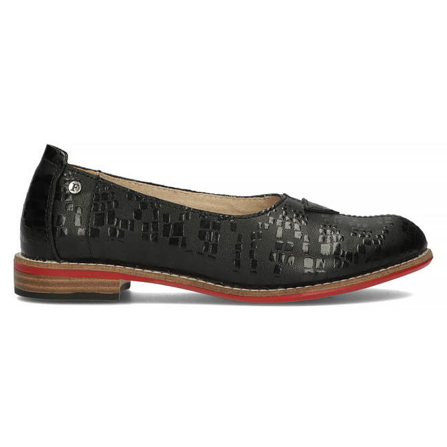 Leather shoes Filippo DP3545/22 BK black