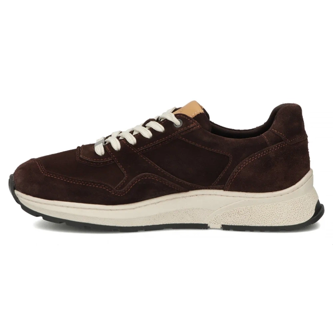 Skórzane sneakersy Filippo MP8275/26 D BR ciemnobrązowe
