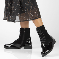 Leather ankle boots Filippo DBT3229/22 BK black