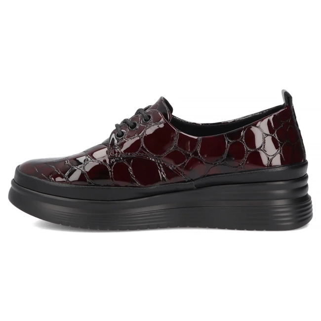 Leather shoes Filippo DP7960/26 BG burgundy