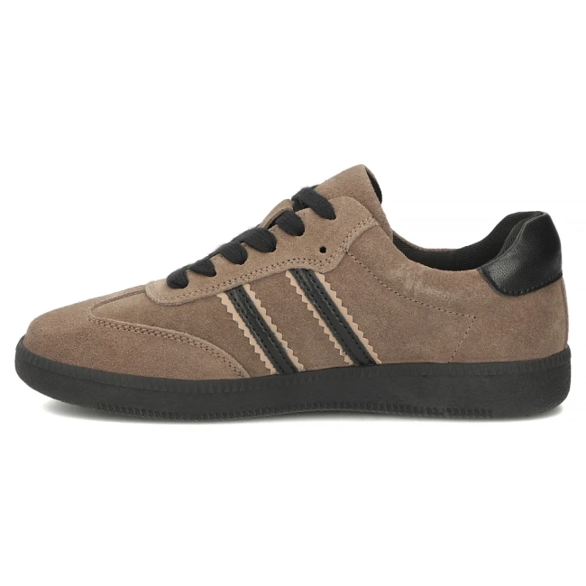Skórzane sneakersy Filippo DP7984/26 BR brązowe