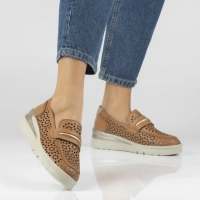 Leather shoes Filippo DP7678/26 CA brown