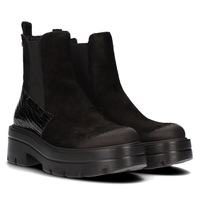 Skórzane botki Filippo 60318 czarne