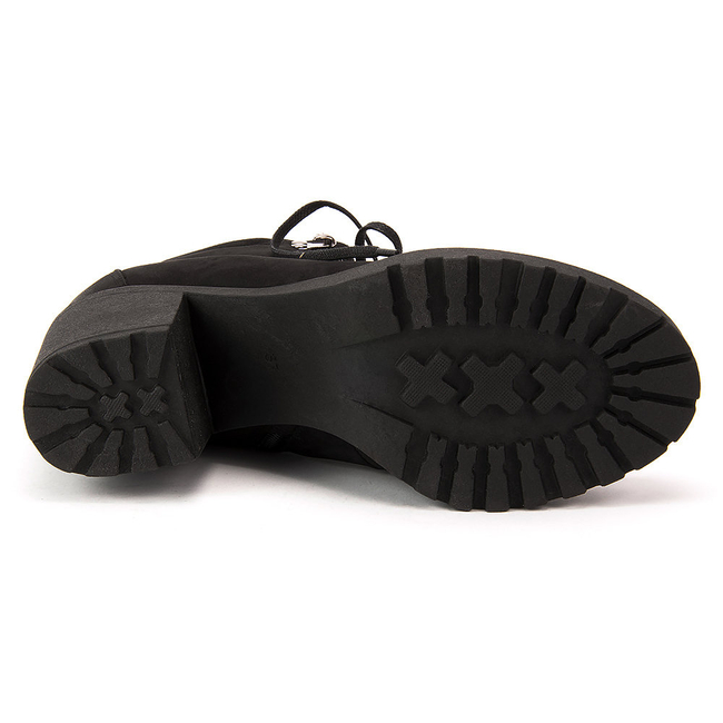 Ankle boots Lemar 60094 s.black + krat.pol.