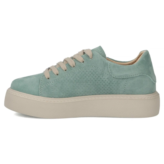 Leather sneakers Filippo DP7502/26 GE green
