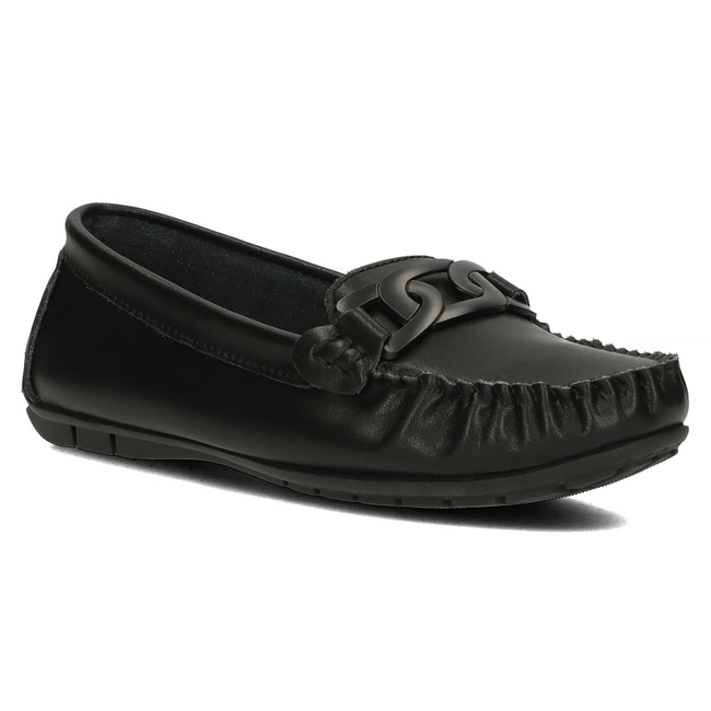 Leather loafers Filippo DP4547/23 BK black