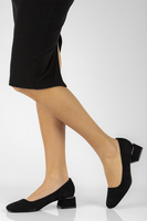 Czółenka na obcasie FILIPPO DP2096/22 BK czarne