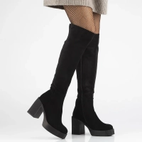 Leather boots Filippo DKZ6639/24 BK black