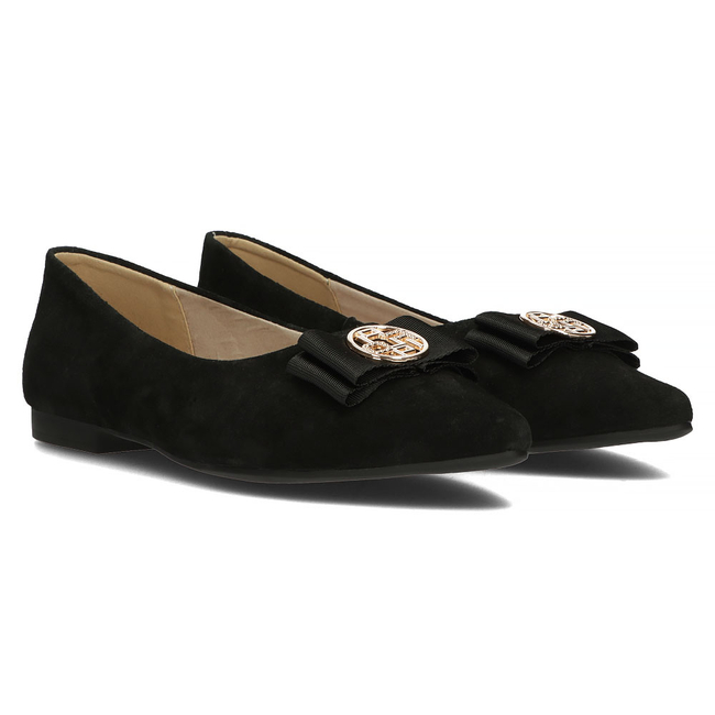 Leather shoes Filippo DP3683/22 BK black
