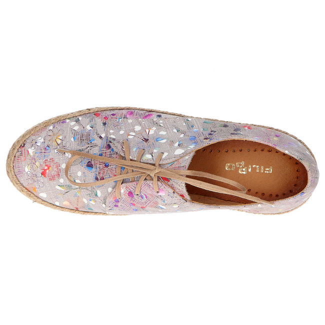 Shoes Filippo 02936-38/00-5 Pop Flowers and Leaves
