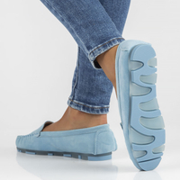 Leather loafers Filippo DP2037/22 BL blue