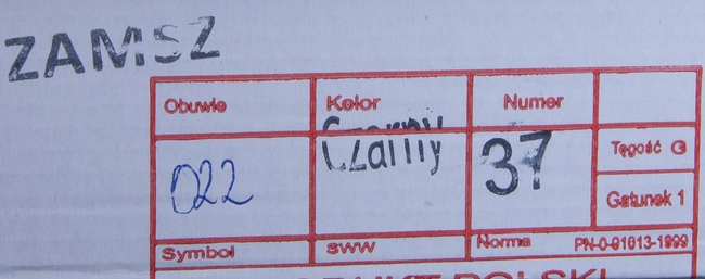 Botki For-But 022 CZARNY