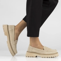 Leather shoes Filippo DP4586/23 BE beige