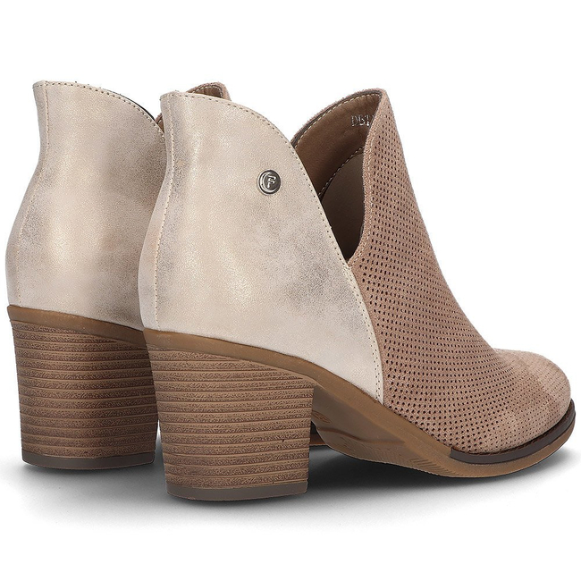 Botki Filippo DBT2075/21 BE beżowe