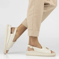 Leather sandals Filippo DS6716/25 BE beige