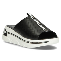 Leather slippers Filippo DK3679/22 BK black