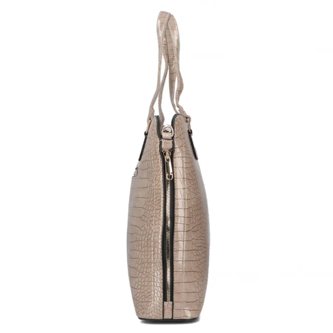 Grey shopper bag carry-all