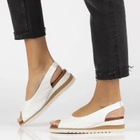 Leather sandals Artiker 50C0862 white