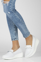 Leather shoes Filippo DP3632/23 WH white