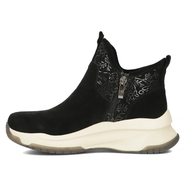 Leather ankle boots Filippo DBT6446/24 BK black