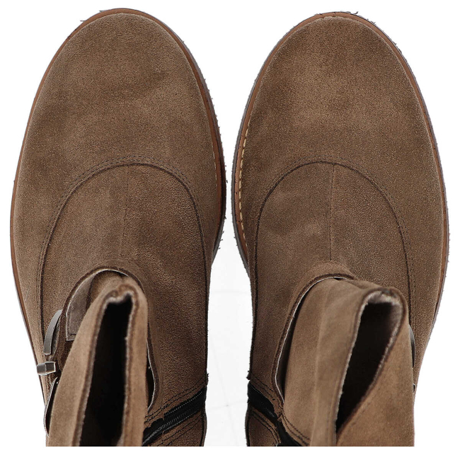 Botki Filippo 512 Oliwka Welur