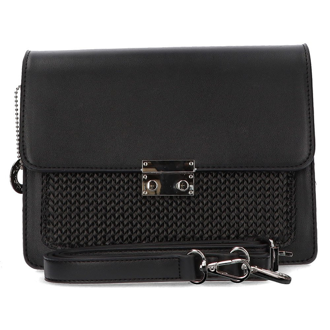 Torebka Filippo Listonoszka TD0153/21 BK czarna plecionka