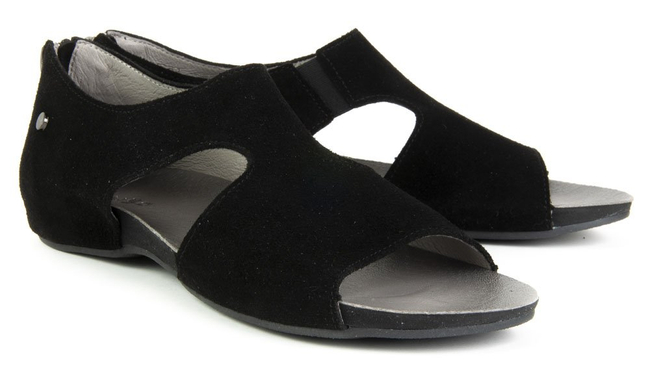 Sandały Filippo 40040 Czarny Welur