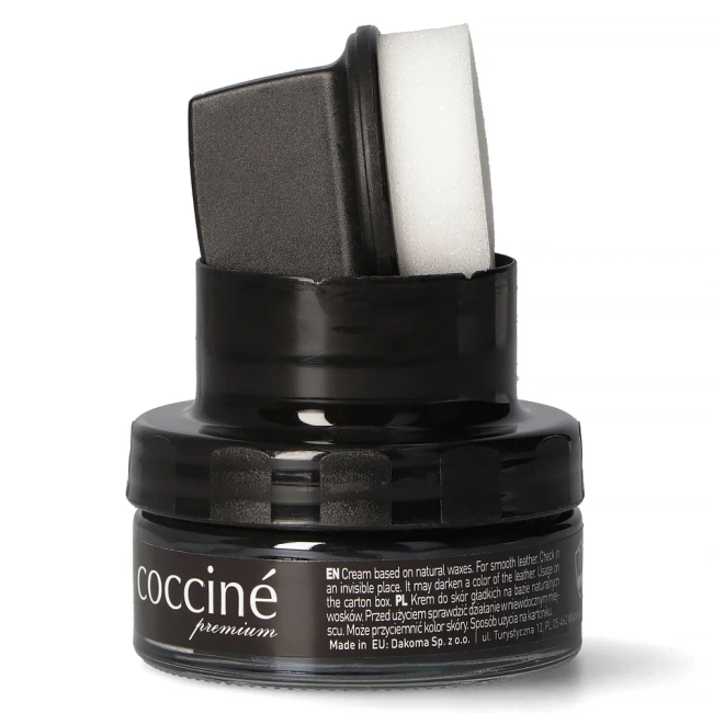 Coccine cream elegance shoe cream 50 ml black
