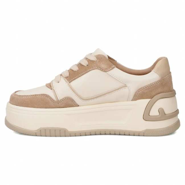 Leather sneakers Filippo DP7116/25 BE Beige