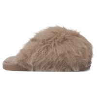 Fur slippers Filippo DK7475/25 TP taupe