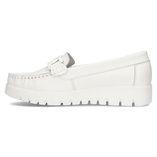Leather loafers Filippo DP3334/22 WH white