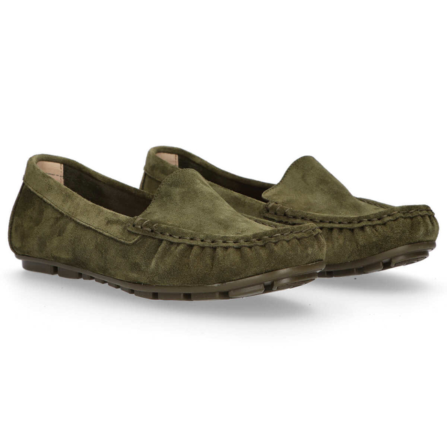 Loafers Filippo 10058 Olive Velor