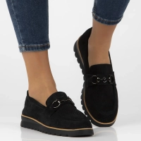 Leather shoes Filippo DP6851/25 BK black