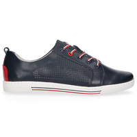 Leather shoes Filippo DP008/20 NV navy blue