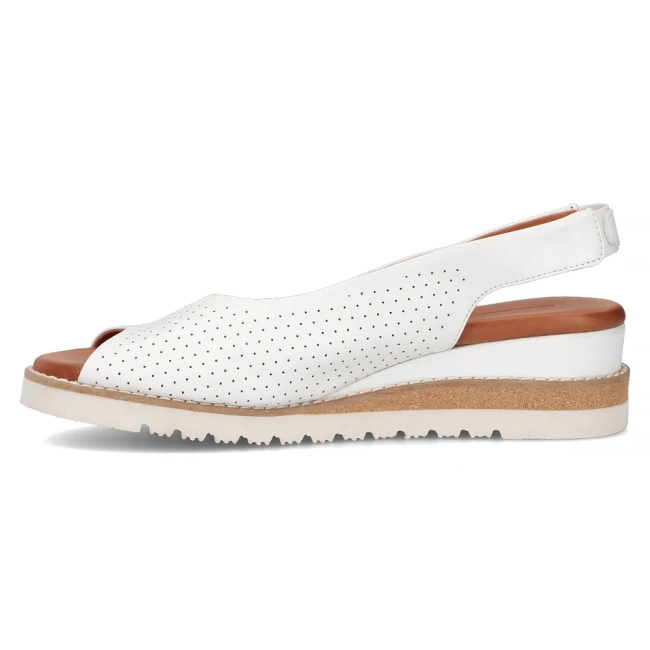 Leather sandals Artiker 50C0862 white