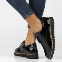 Leather shoes Filippo DP6839/25 BK L black