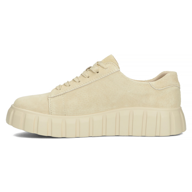 Skórzane sneakersy Filippo DP4138/23 BE beżowe