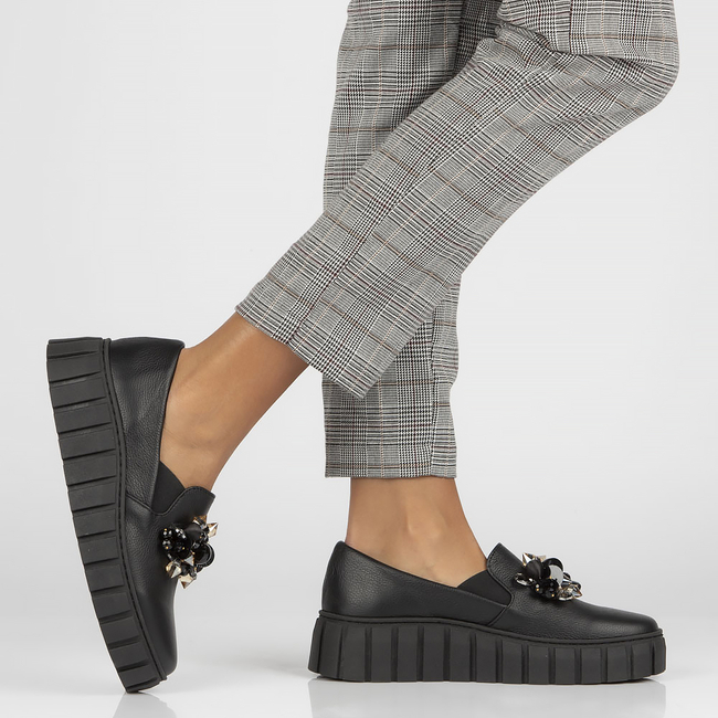 Leather shoes Filippo 198 black