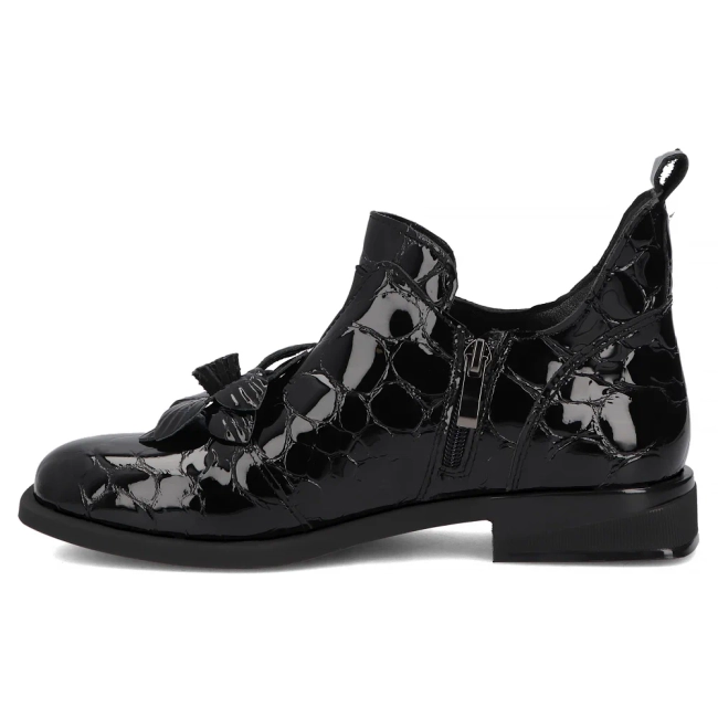 Skórzane botki Filippo DBT7994/26 BK czarne