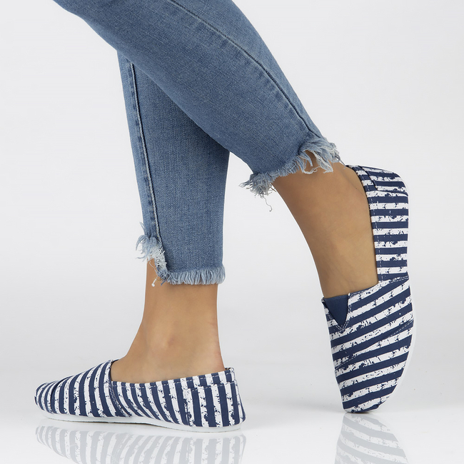 Sneakers slip on McKey DTN819/19 NV navy blue