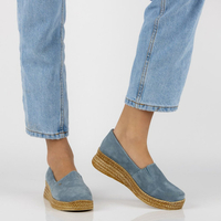 Leather shoes Filippo DP2164/21 BL blue