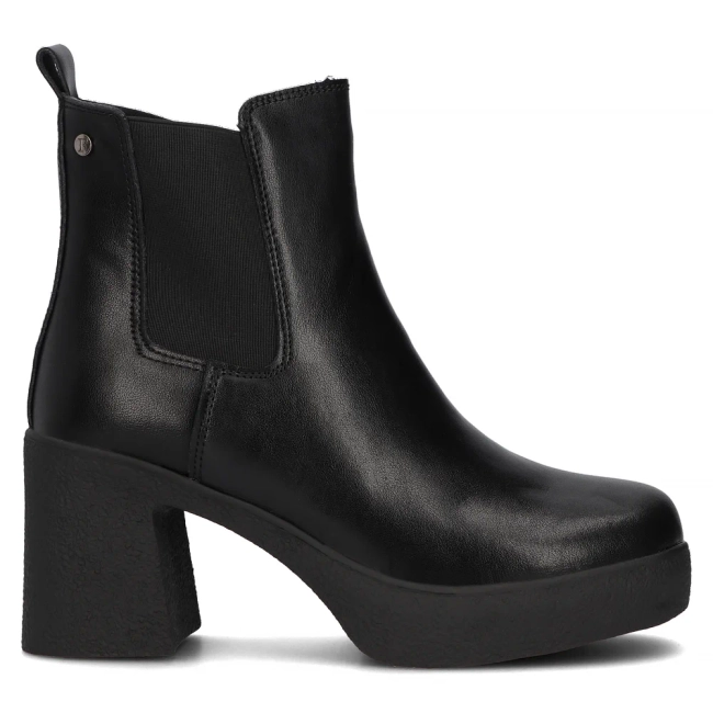 Leather ankle boots Filippo DBT6469/24 BK black