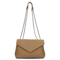 Torebka Toscanio Listonoszka Skórzana C199 beżowa